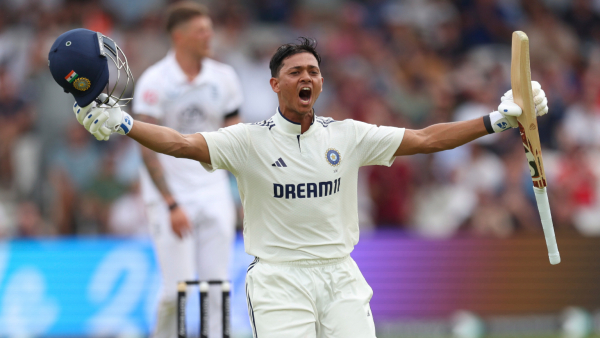 यशस्वी जायसवाल इंग्लैंड में पहली टेस्ट पारी में शतक बनाने वाले पांचवें भारतीय बने