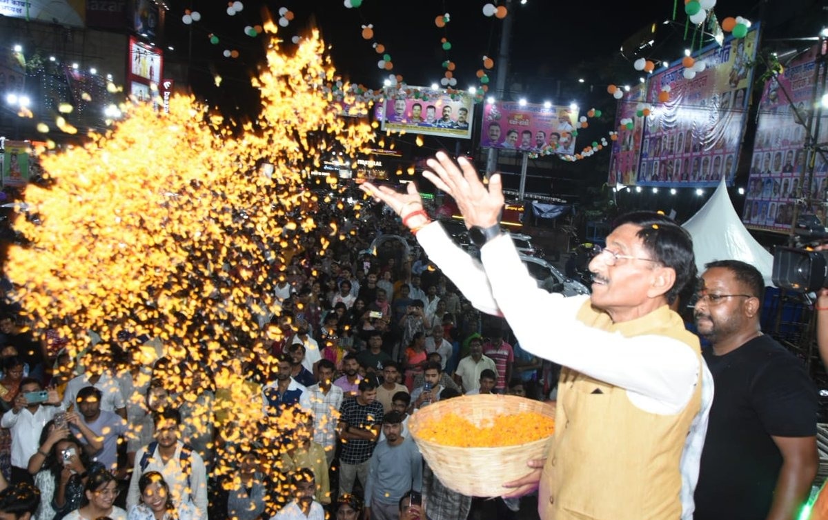 रांची के अल्बर्ट एक्का चौक में गूँजी जयकार, नमो दही हांडी प्रतियोगिता में मांडर की राधा रानी टीम बनी विजेता